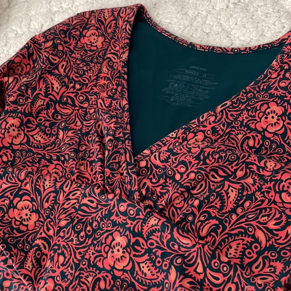 Patagonia 3/4 sleeve V neck Margot Dress Organic Cotton - Picture 3 of 4